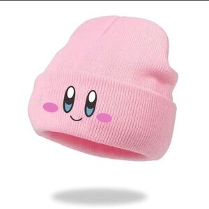 Kirby knitted beanie hat